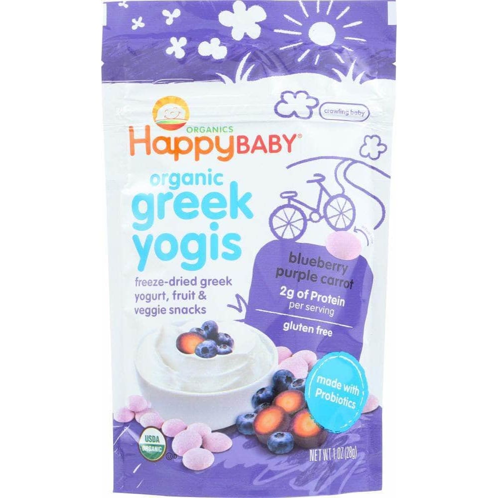 Happy Baby Happy Baby Yogis Blueberry Purple Carrot Greek Yogis 1 oz