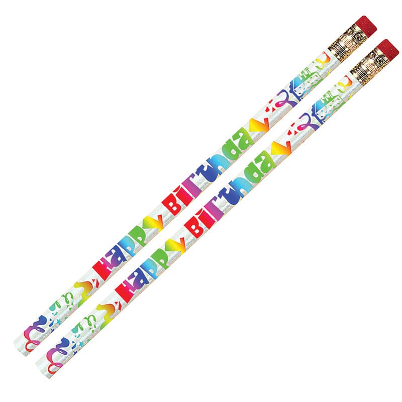 Happy Birthday Fiesta 12Pk Pencil (Pack of 12) - Pencils & Accessories - Musgrave Pencil Co Inc