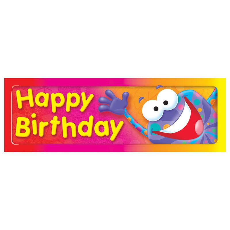 Happy Birthday Frog-Tastic Bookmarks (Pack of 10) - Bookmarks - Trend Enterprises Inc.