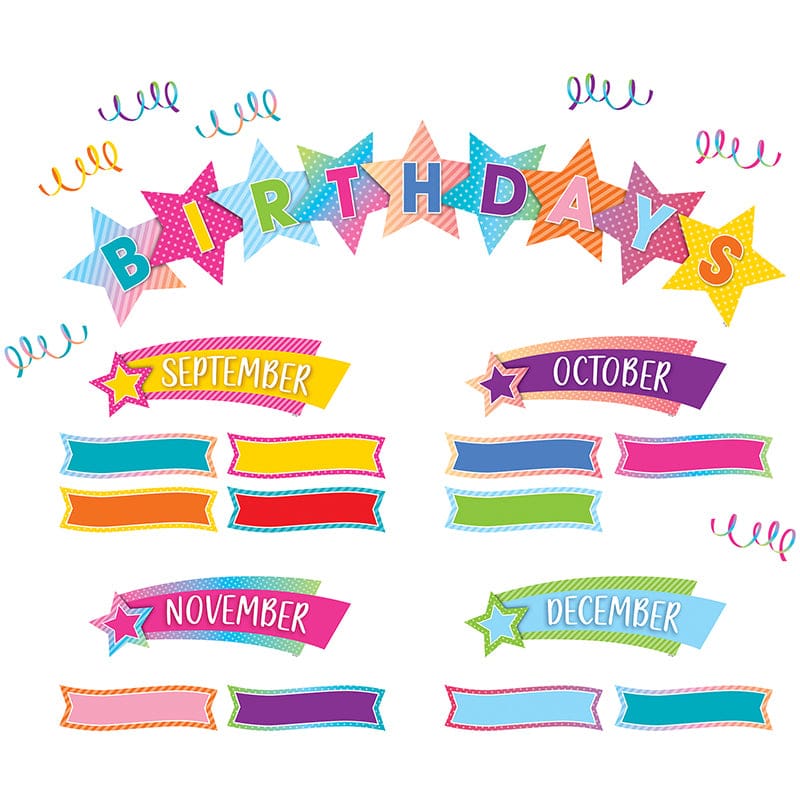 Happy Birthday Mini Bb St Colorful Vibes (Pack of 6) - Miscellaneous - Teacher Created Resources