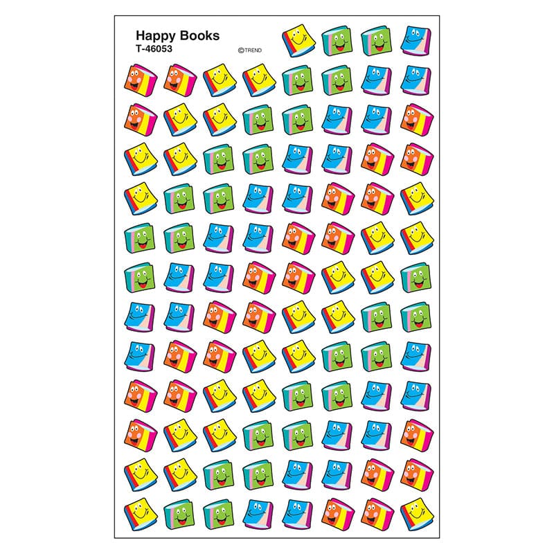 Happy Books Supershapes (Pack of 12) - Stickers - Trend Enterprises Inc.