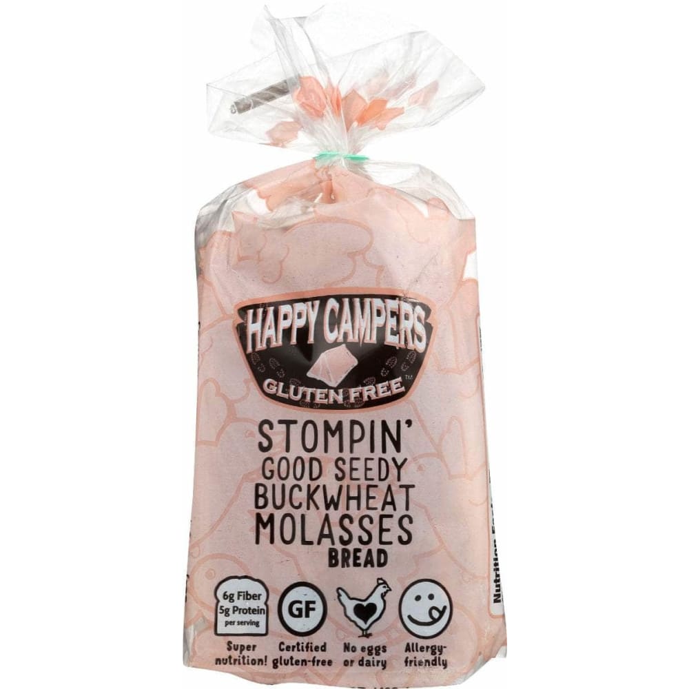 Happy Campers Gluten Free Happy Campers Gluten Free Stompin' Good Seedy Buckwheat Molasses Bread, 17.40 oz