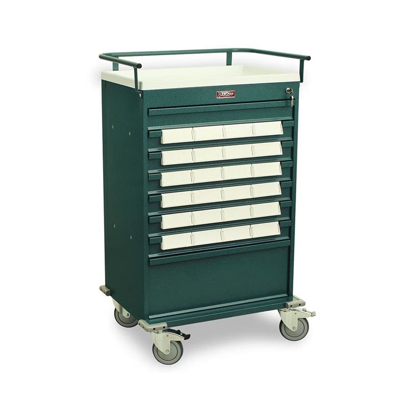 Harloff Medication Cart With Lock 5 24 Bins - Item Detail - Harloff