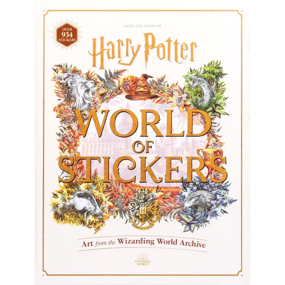 Harry Potter World of Stickers: Art from the Wizarding World Archive - Kids Books - Harry
