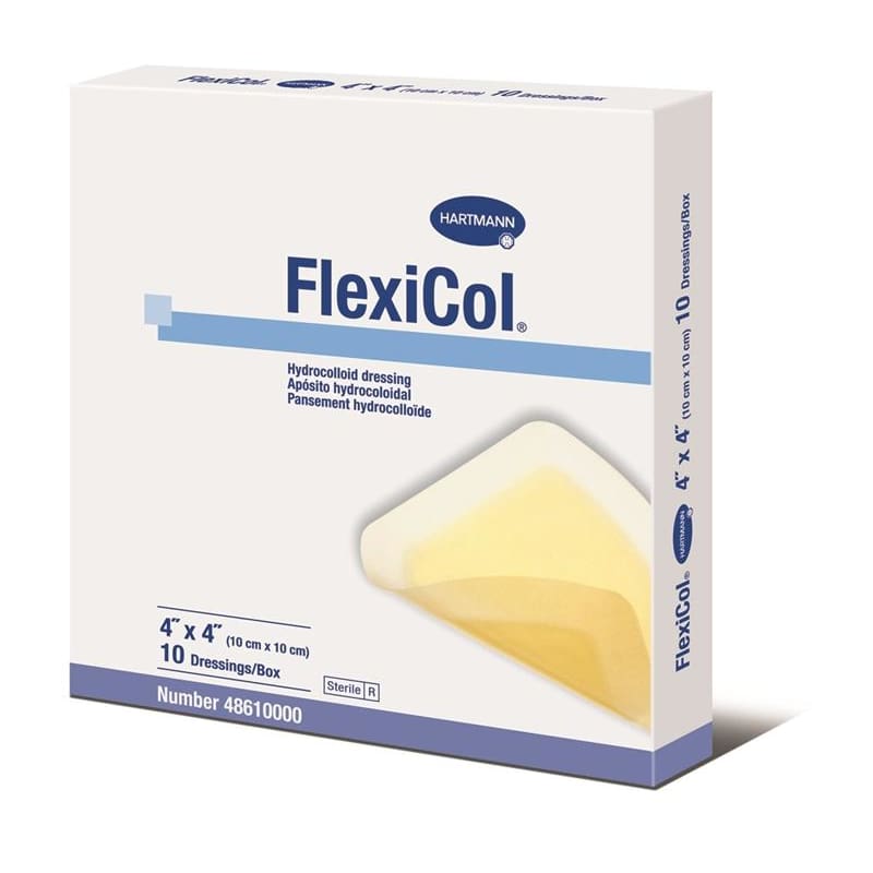 Hartmann Flexicol Hydrocolloid 4 X 4 Box of 10 - Item Detail - Hartmann