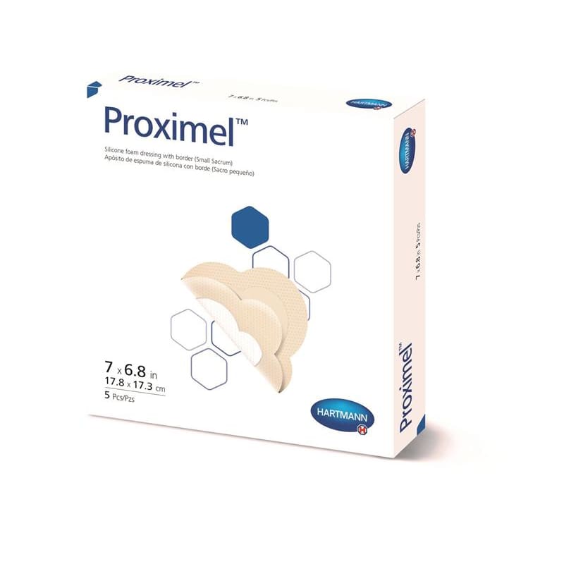 Hartmann Proximel Silicone With Border Sacrum Small Box of 5 - Wound Care >> Advanced Wound Care >> Silicone - Hartmann