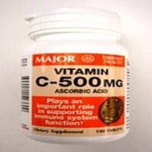 Harvard Drug Vitamin C 500Mg Tabs Box of 100 (Pack of 4) - Over the Counter >> Vitamins and Minerals - Harvard Drug