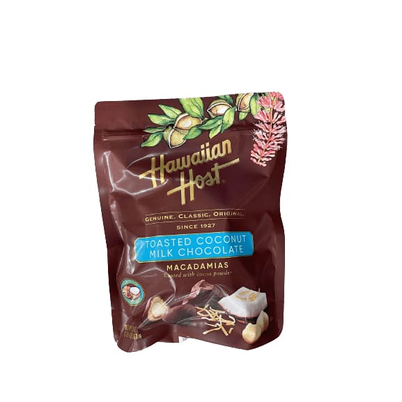 Hawaiian Host Hawaiian Host Toasted Coconut Milk Chocolate Macadamias, 20 oz.