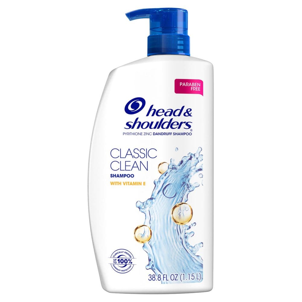 Head & Shoulders Anti-Dandruff Classic Clean with Vitamin E Shampoo (38 ...