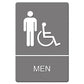 Headline Sign Ada Sign Women Restroom Wheelchair Accessible Symbol Molded Plastic 6 X 9 - Office - Headline® Sign