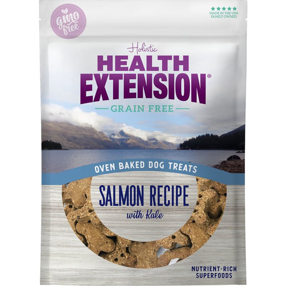 Health Extension Oven Baked Treats - Salmon with Kale 6oz - Pet Supplies - Health Extension