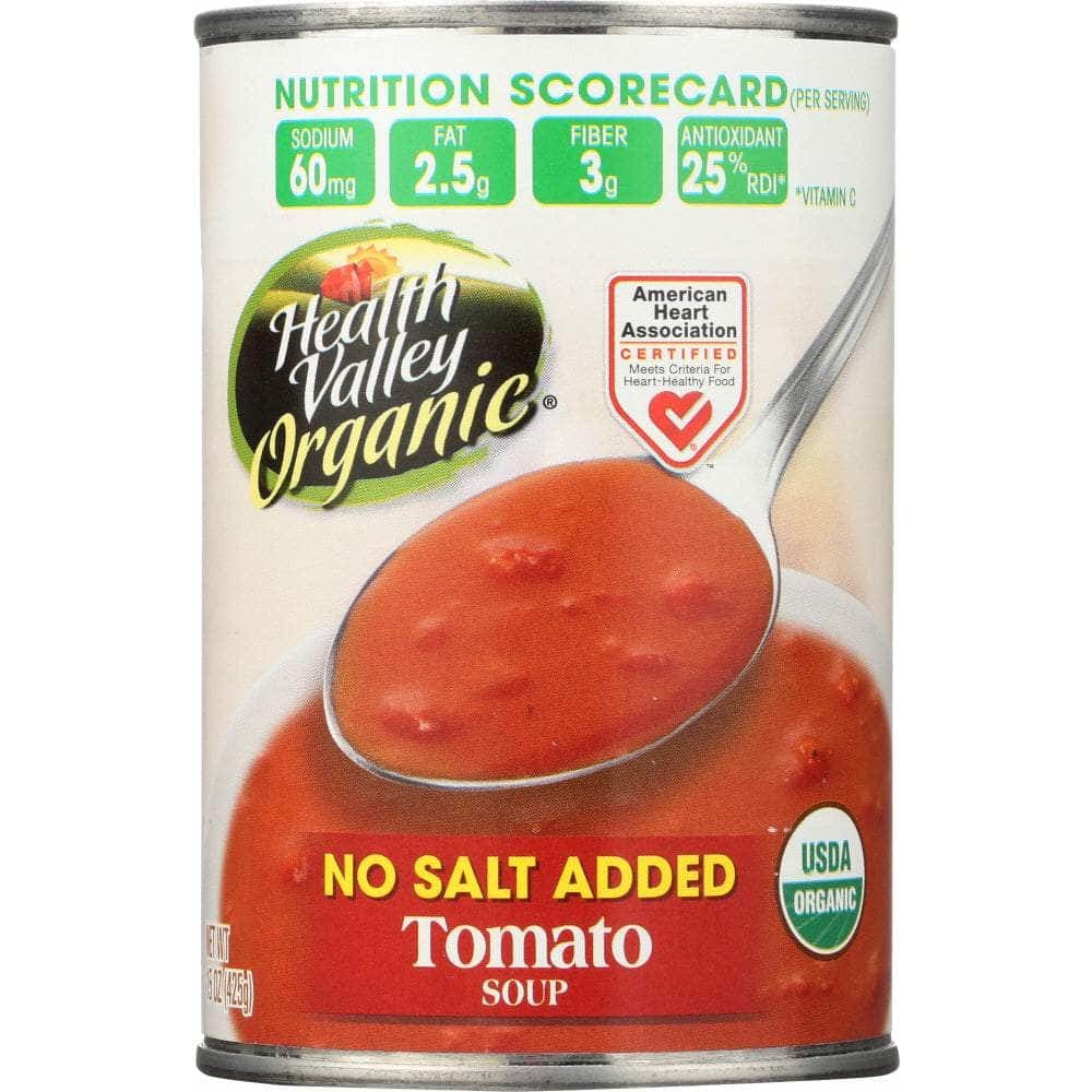 Health Valley Organic Health Valley Organic Tomato Soup No Salt Added, 15 Oz