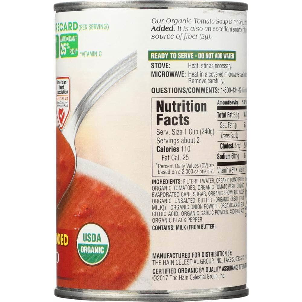 Health Valley Organic Health Valley Organic Tomato Soup No Salt Added, 15 Oz