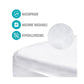 HealthSmart Mattress Protector 39X75X8In Zippered - Durable Medical Equipment >> Mattress Covers - HealthSmart