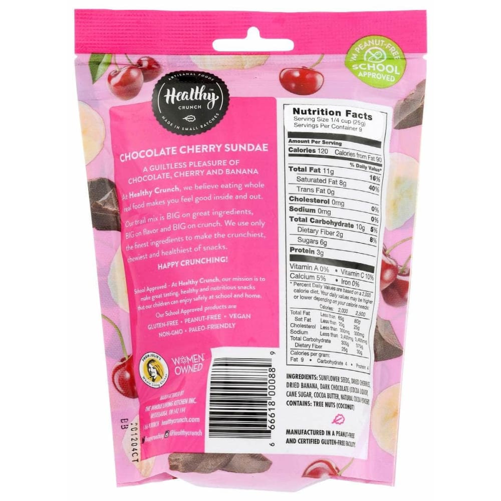 HEALTHY CRUNCH Healthy Crunch Chocolate Cherry Sundae Trail Mix, 7.9 Oz