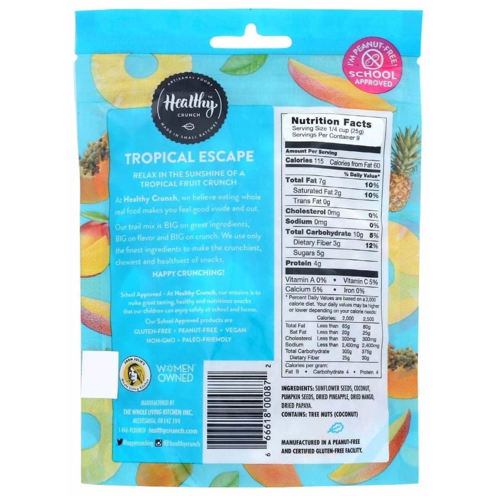 HEALTHY CRUNCH Healthy Crunch Tropical Escape Trail Mix, 7.9 Oz