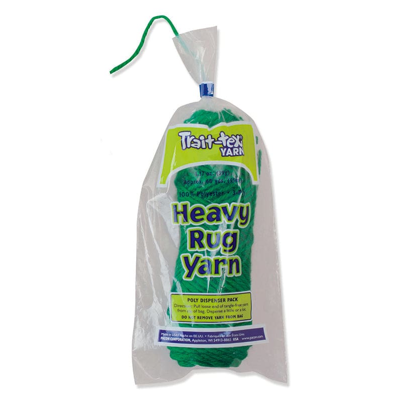 Heavy Rug Yarn Holiday Green 60Yard (Pack of 6) - Yarn - Dixon Ticonderoga Co - Pacon