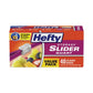 Hefty Slider Bags 1 Gal 1.5 Mil 10.56 X 11 Clear 30 Bags/box 9 Boxes/carton - Food Service - Hefty®