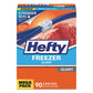 Hefty Slider Bags 1 Gal 1.5 Mil 10.56 X 11 Clear 30 Bags/box 9 Boxes/carton - Food Service - Hefty®