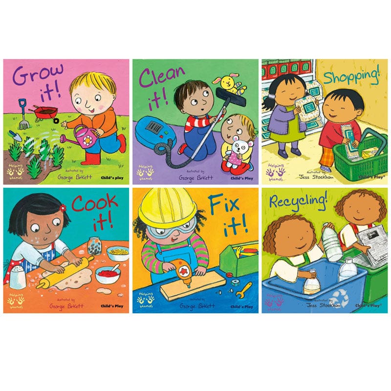 Helping Hands Set Of 6 Books - Social Studies - Childs Play Books