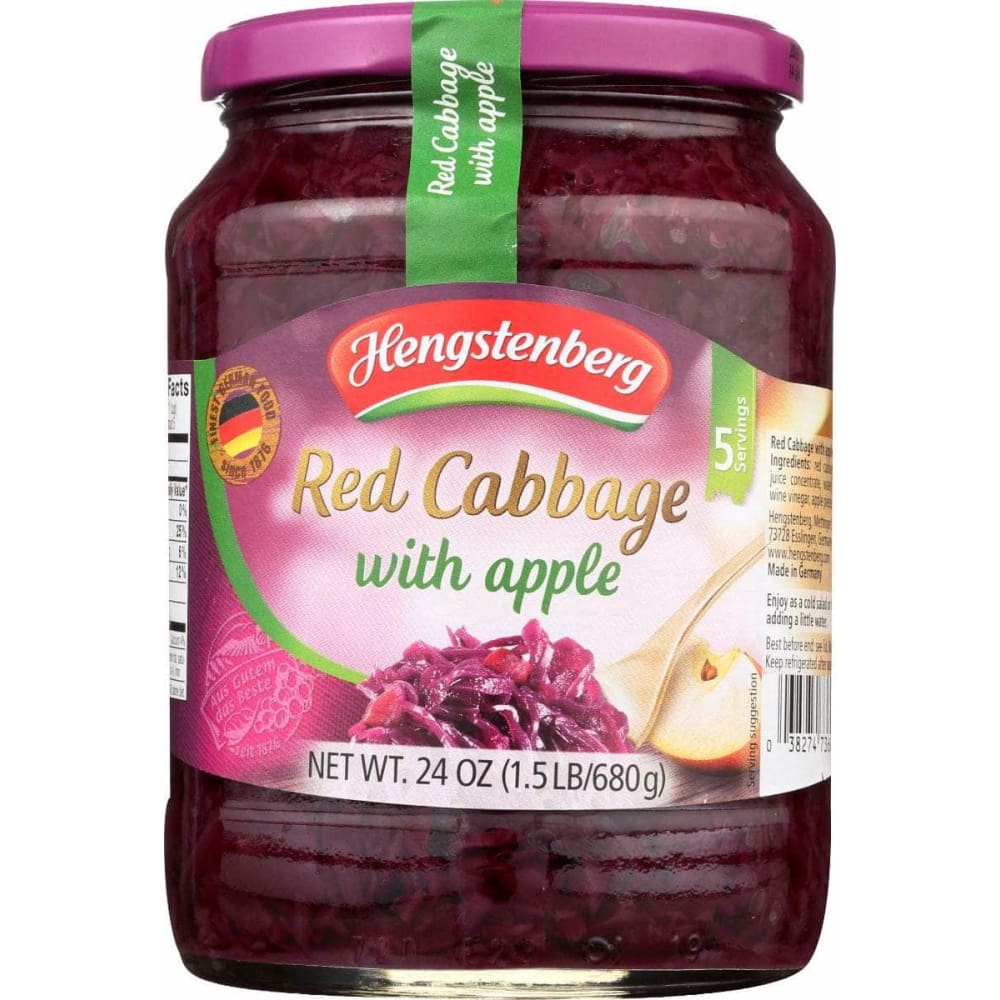 HENGSTENBERG Hengstenberg Cabbage Red Apple, 24 Oz