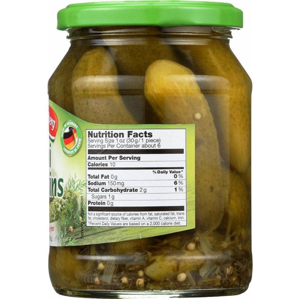 Hengstenberg Hengstenberg Pickle Knax Mini Crunchy Gherkins, 12.5 oz