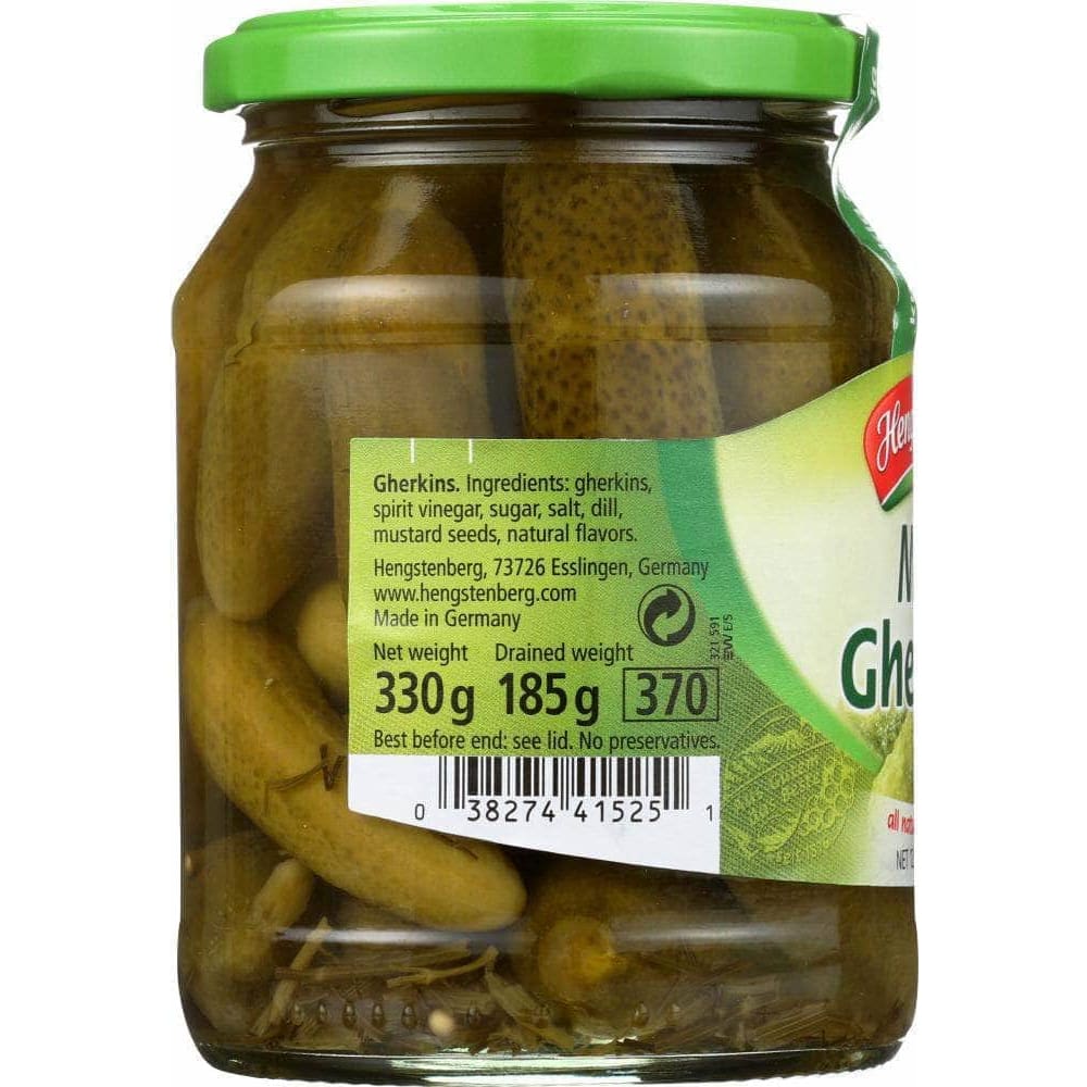 Hengstenberg Hengstenberg Pickle Knax Mini Crunchy Gherkins, 12.5 oz