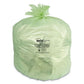 Heritage Biotuf Compostable Can Liners 60 Gal 0.9 Mil 38 X 58 Green 20 Bags/roll 5 Rolls/carton - Janitorial & Sanitation - Heritage