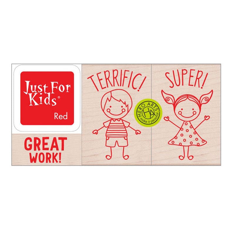 Hero Kids (Pack of 3) - Stamps & Stamp Pads - Hero Arts