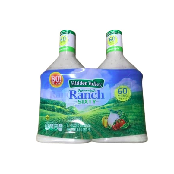 Hidden Valley Homestyle Ranch Sixty, 40 Ounce (Pack of 2) - ShelHealth.Com