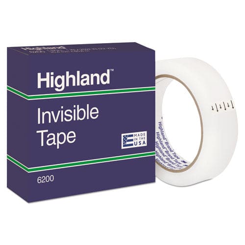 Highland Invisible Permanent Mending Tape 1 Core 0.75 X 36 Yds Clear - School Supplies - Highland™