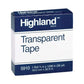 Highland Transparent Tape 1 Core 0.75 X 36 Yds Clear - School Supplies - Highland™