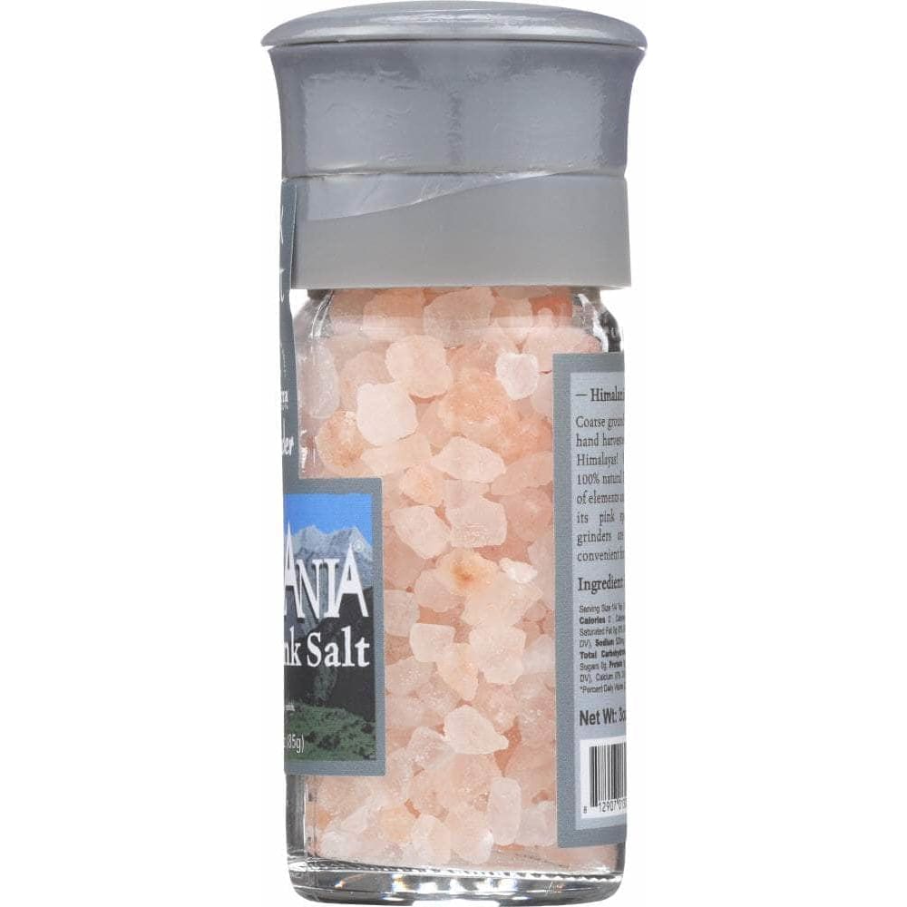 Natierra Himalania Himalayan Coarse Pink Salt Grinder, 3 oz