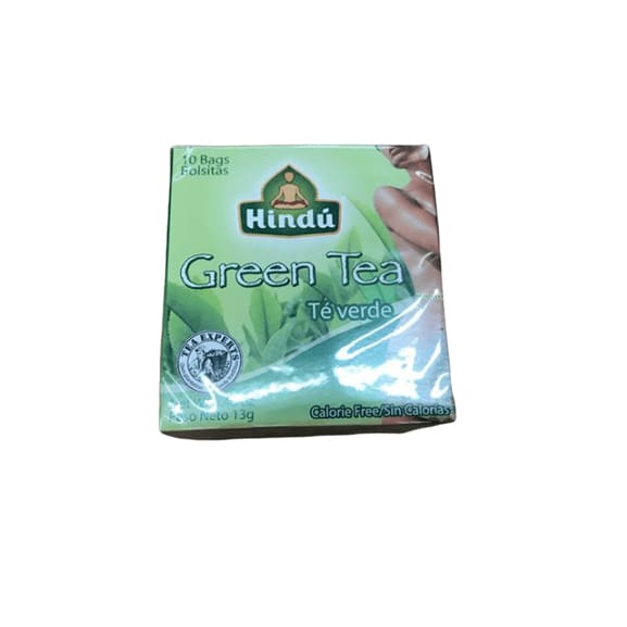 Hindu Te Verde Green Tea, 10 Count - ShelHealth.Com