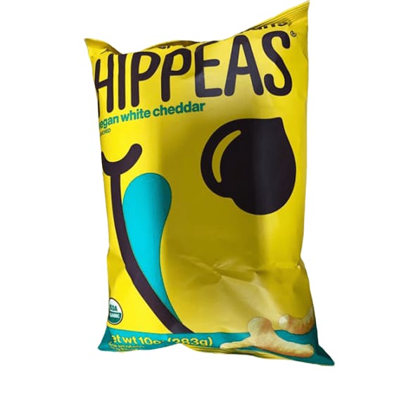 Hippeas Organic Chickpea Vegan White Cheddar Puffs, 10 Ounce - ShelHealth.Com