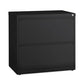 Hirsh Industries Lateral File Cabinet 2 Letter/legal/a4-size File Drawers Black 30 X 18.62 X 28 - Furniture - Hirsh Industries®