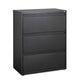 Hirsh Industries Lateral File Cabinet 3 Letter/legal/a4-size File Drawers Black 30 X 18.62 X 40.25 - Furniture - Hirsh Industries®