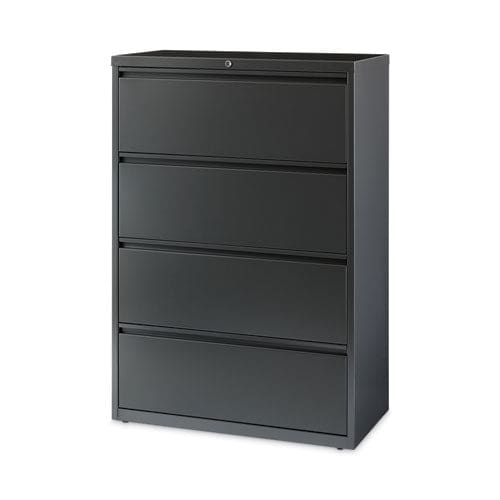 Hirsh Industries Lateral File Cabinet 4 Letter/legal/a4-size File Drawers Charcoal 36 X 18.62 X 52.5 - Furniture - Hirsh Industries®