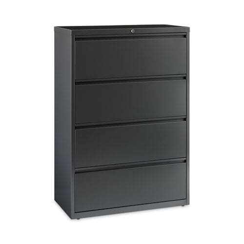 Hirsh Industries Lateral File Cabinet 4 Letter/legal/a4-size File Drawers Charcoal 36 X 18.62 X 52.5 - Furniture - Hirsh Industries®