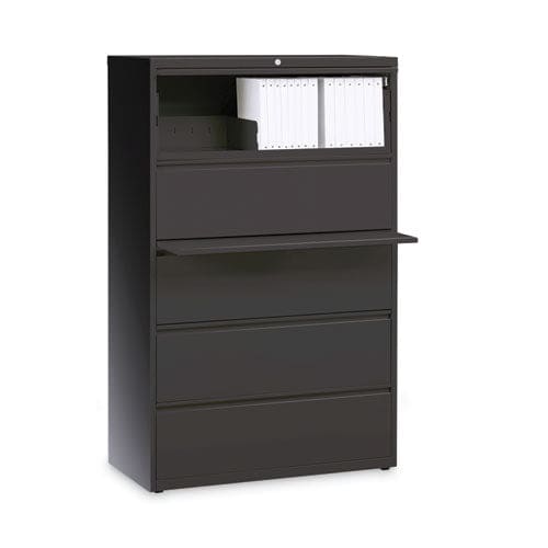 Hirsh Industries Lateral File Cabinet 5 Letter/legal/a4-size File Drawers Charcoal 36 X 18.62 X 67.62 - Furniture - Hirsh Industries®