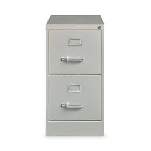 Hirsh Industries Vertical Letter File Cabinet 2 Letter Size File Drawers Light Gray 15 X 26.5 X 28.37 - Furniture - Hirsh Industries®