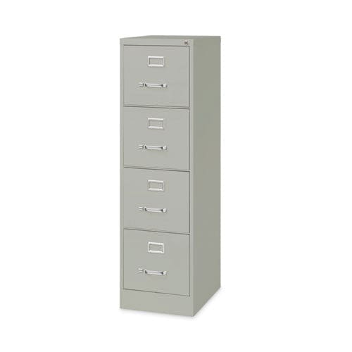 Hirsh Industries Vertical Letter File Cabinet 4 Letter-size File Drawers Light Gray 15 X 22 X 52 - Furniture - Hirsh Industries®