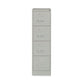 Hirsh Industries Vertical Letter File Cabinet 4 Letter-size File Drawers Light Gray 15 X 22 X 52 - Furniture - Hirsh Industries®