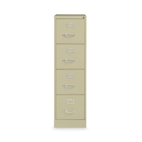 Hirsh Industries Vertical Letter File Cabinet 4 Letter-size File Drawers Putty 15 X 22 X 52 - Furniture - Hirsh Industries®