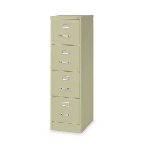 Hirsh Industries Vertical Letter File Cabinet 4 Letter-size File Drawers Putty 15 X 22 X 52 - Furniture - Hirsh Industries®