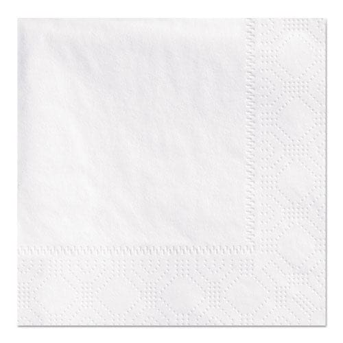 Hoffmaster Beverage Napkins 2-ply 9 1/2 X 9 1/2 White Embossed 1000/carton - Food Service - Hoffmaster®