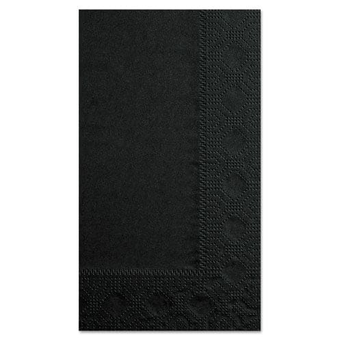 Hoffmaster Dinner Napkins 2-ply 15 X 17 Black 1000/carton - Food Service - Hoffmaster®