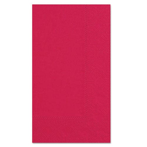 Hoffmaster Dinner Napkins 2-ply 15 X 17 Red 1000/carton - Food Service - Hoffmaster®