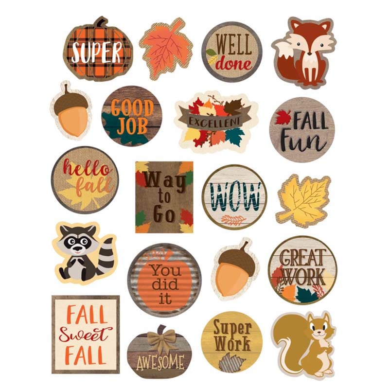 Home Sweet Classroom Fall Stickers (Pack of 12) - Holiday/Seasonal - Teacher Created Resources