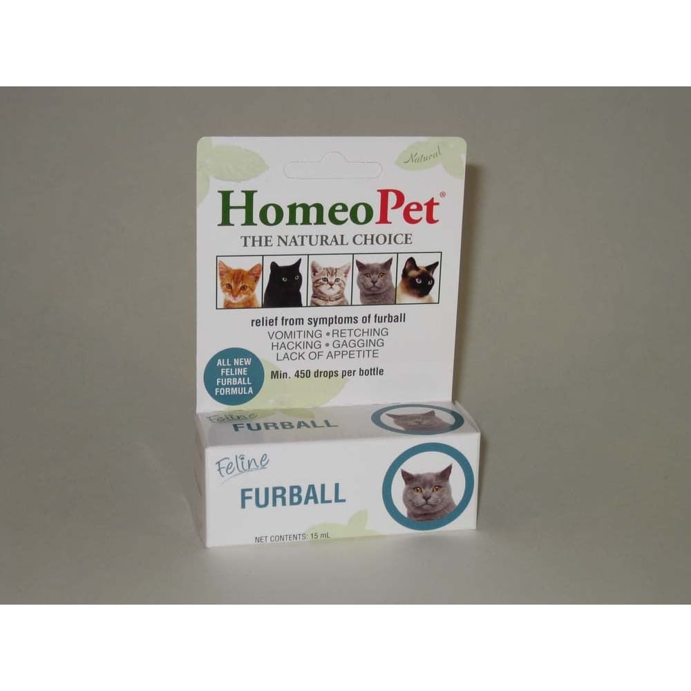 HomeoPet FELINE Furball Relief 0.5 fl. oz - Pet Supplies - HomeoPet